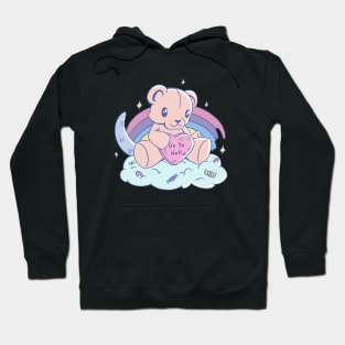 Cute Bear - Go T Hell Hoodie